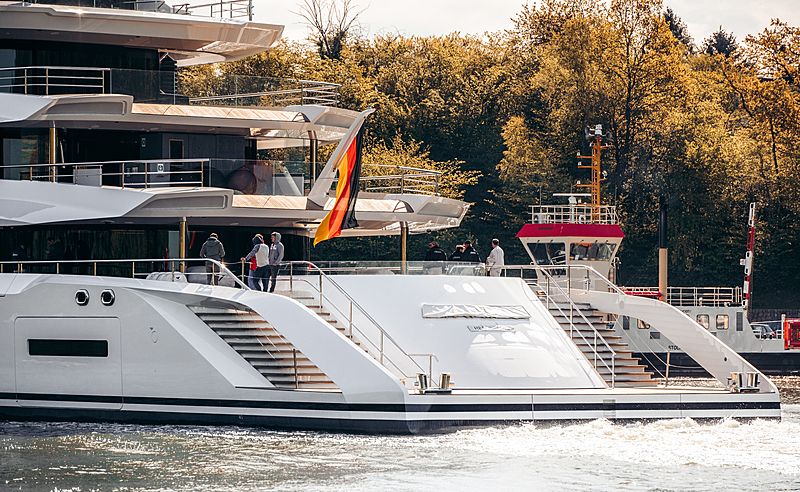 Project Hawaii yacht by Lürssen sea trials