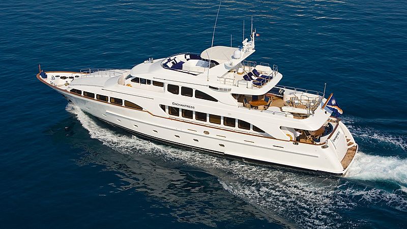 Enchantress yacht cruising
