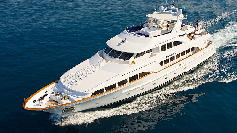 Enchantress yacht cruising