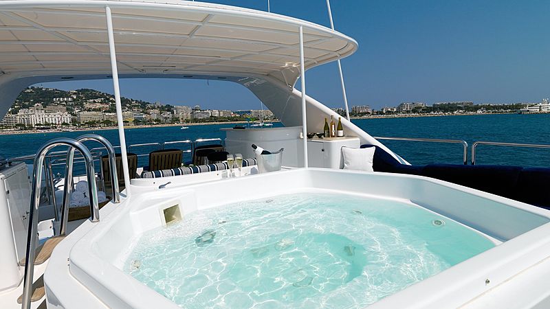 Enchantress yacht sundeck