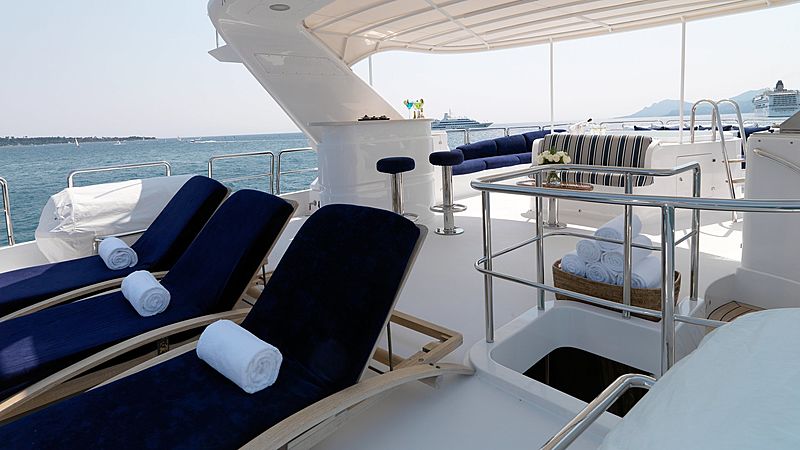 Enchantress yacht sundeck
