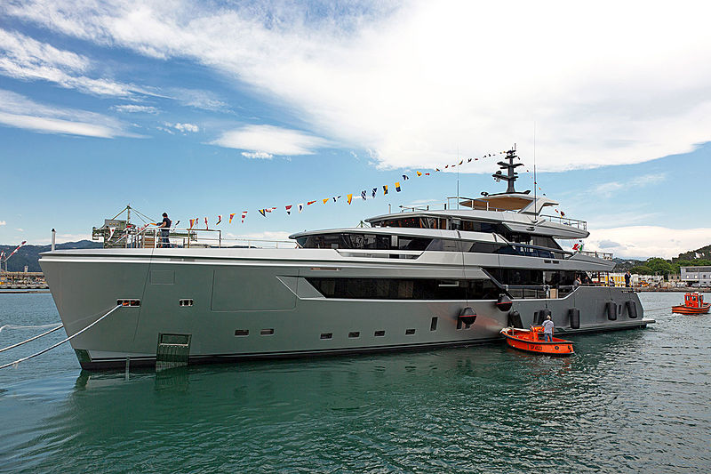 H1 yacht launch at Sanlorenzo