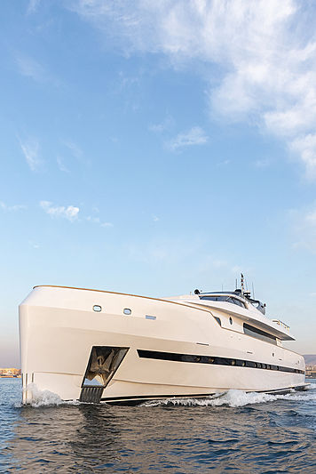 Project Steel yacht exterior
