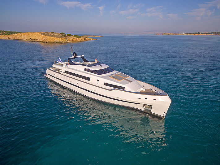 Project Steel yacht exterior
