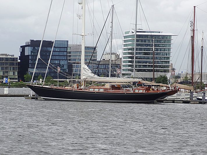 Maria Cattiva yacht in Amsterdam Noord marina