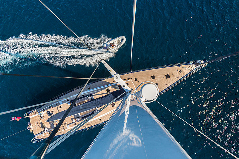 Blues yacht deck
