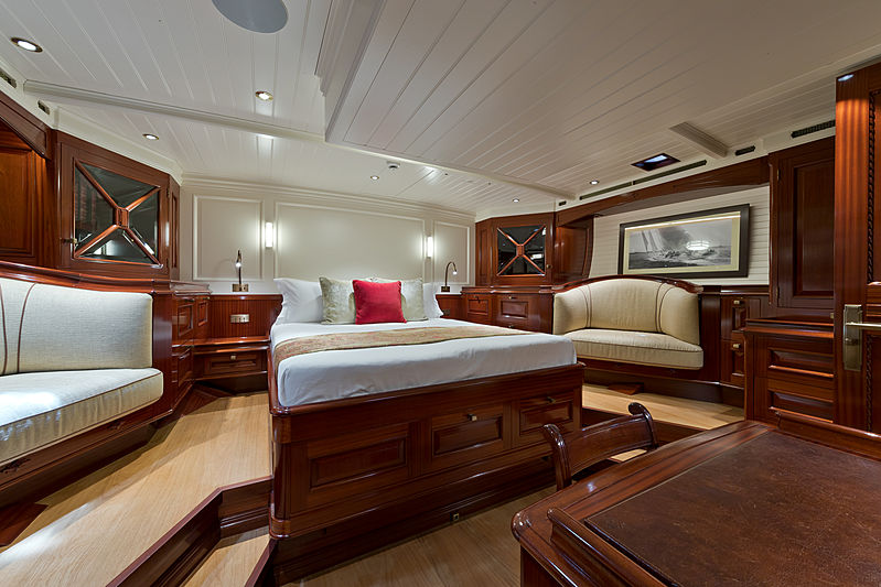 Rainbow yacht stateroom