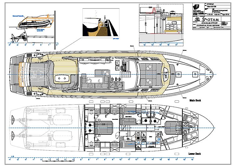 Attitude yacht GA plan