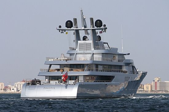 who owns superyacht pacific