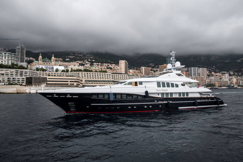 Mon Plaisir arrives in Monaco ahead of the yacht show