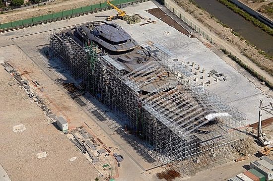 Privilege One yacht under construction