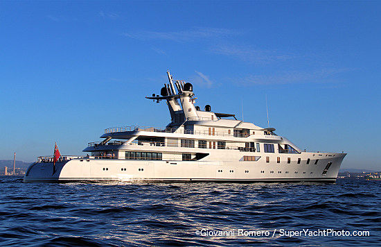 super yacht the pacific