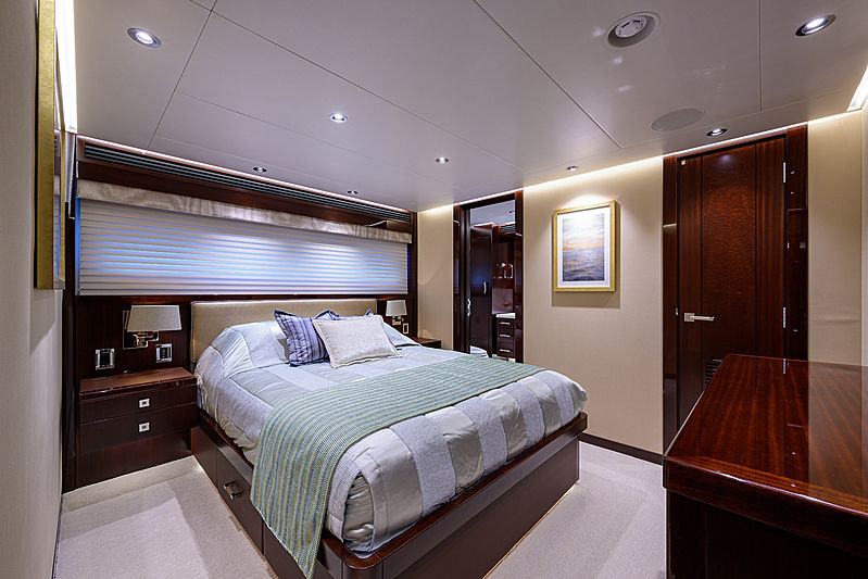 Marsha Kay yacht stateroom
