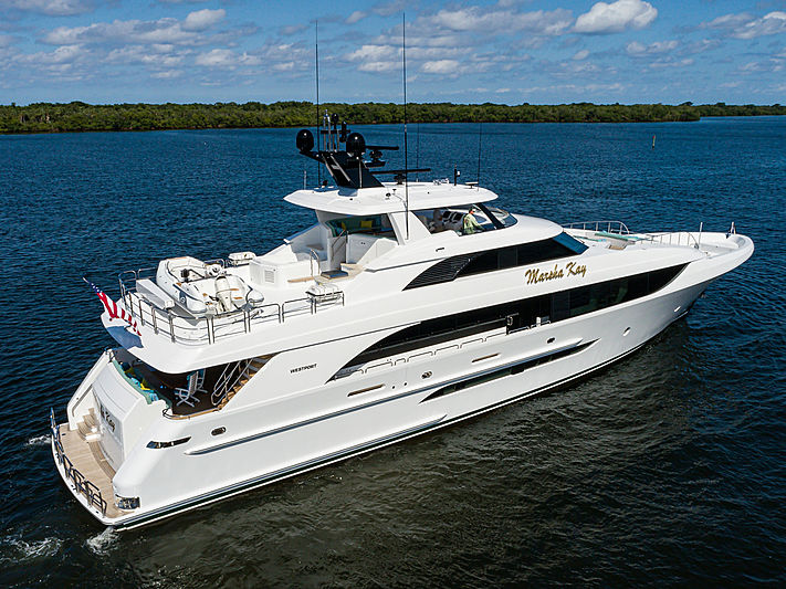 Marsha Kay yacht aerial