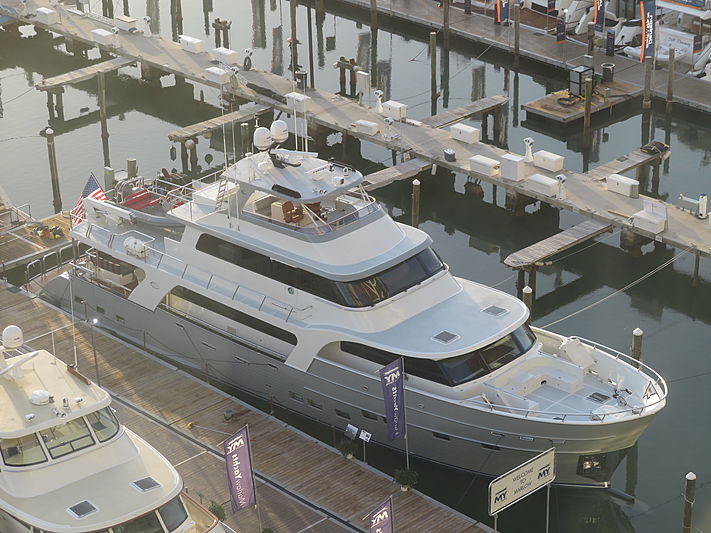 Ice yacht at Miami Yacht Show 2020