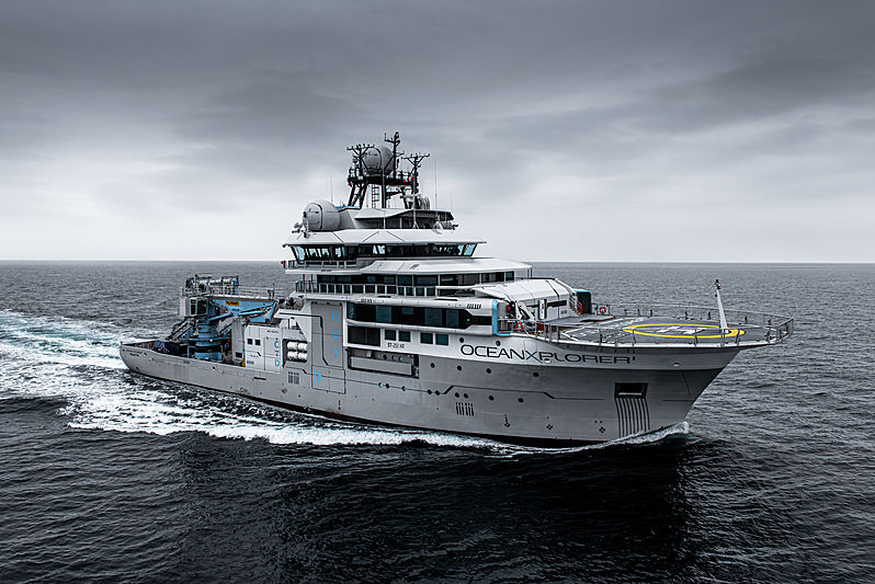 OceanXplorer research vessel on the North Sea