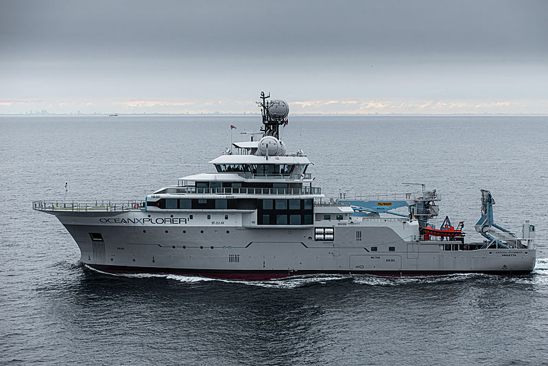 OceanXplorer research vessel on the North Sea