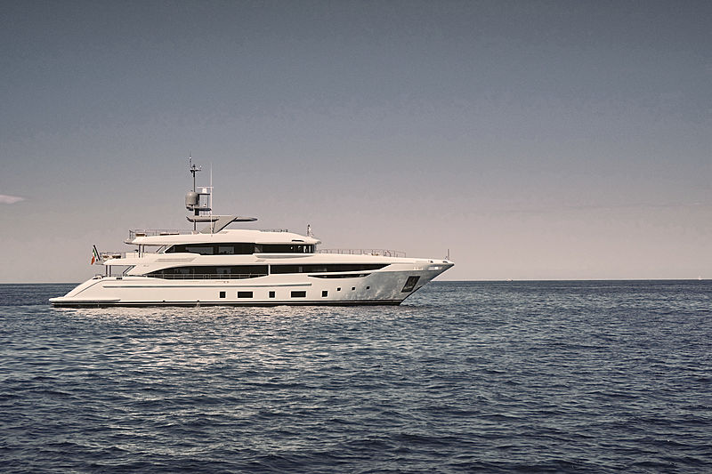 Ink yacht anchored