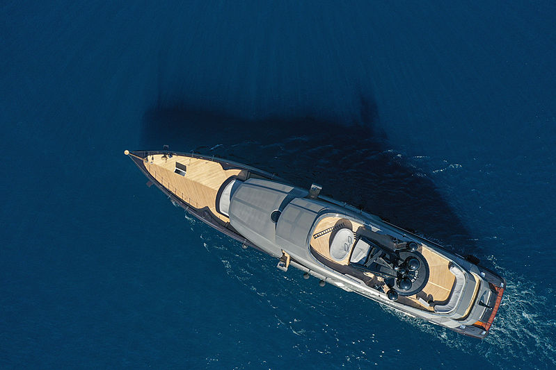 Voice yacht arriving in Yalikavak