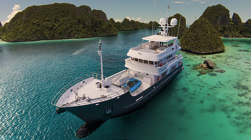 Sandalphon yacht with submarine