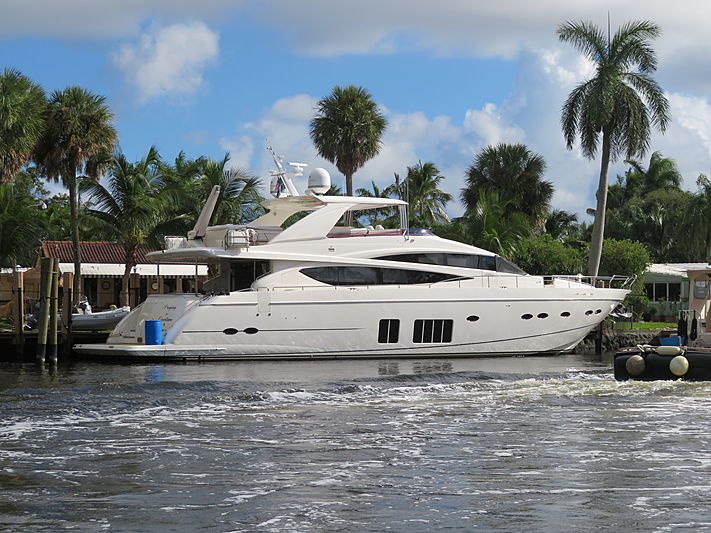 Praying For Overtime II yacht at Fort Lauderdale