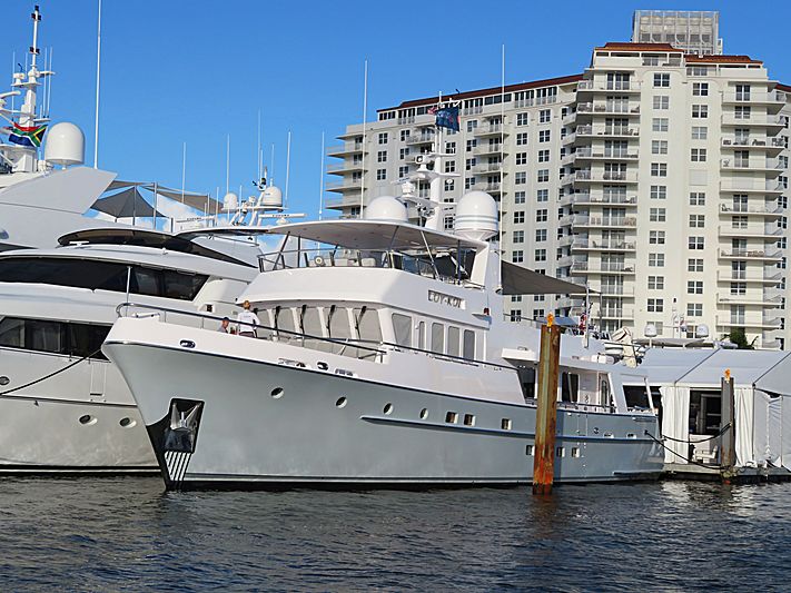 Coy Koi yacht at Fort Lauderdale International Boat Show 2019