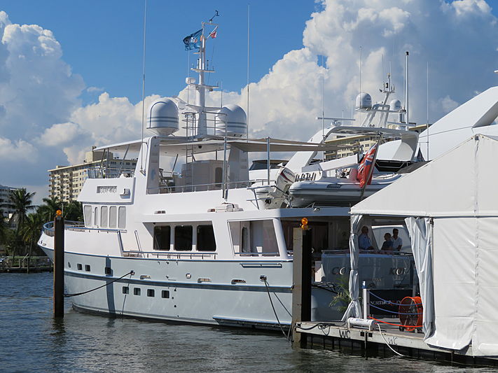 Coy Koi yacht at Fort Lauderdale International Boat Show 2019