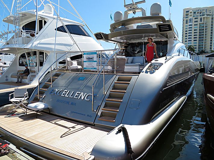 Excellence yacht at Fort Lauderdale International Boat Show 2019