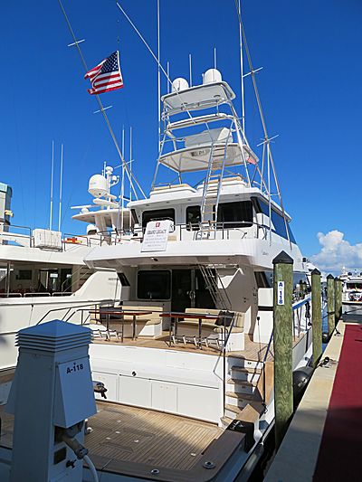 Grand Legacy yacht at Fort Lauderdale International Boat Show 2019