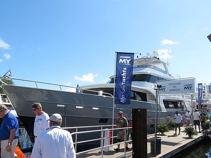 Ice yacht at Fort Lauderdale International Boat Show 2019