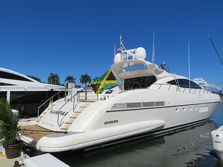 Kampai yacht at Fort Lauderdale International Boat Show 2019