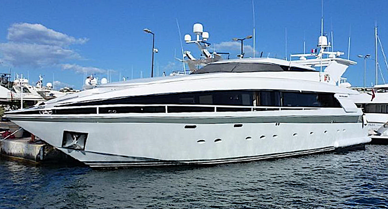 Dervis III yacht in marina