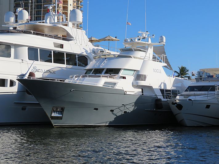 Rogue yacht at Fort Lauderdale International Boat Show 2019