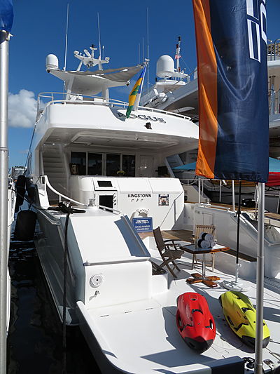 Rogue yacht at Fort Lauderdale International Boat Show 2019
