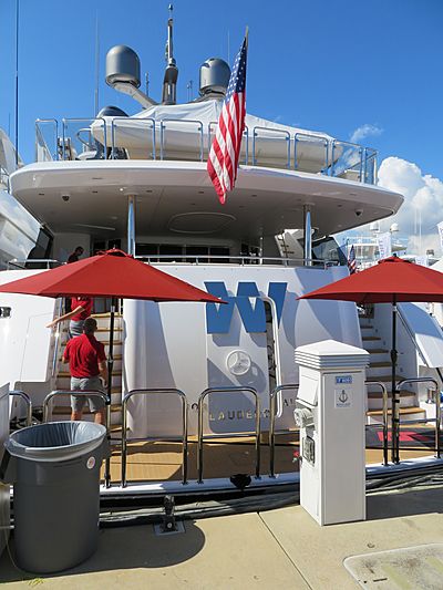 W yacht at Fort Lauderdale International Boat Show 2019