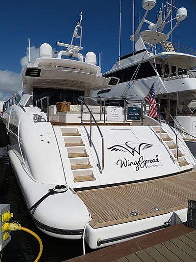 Winds Spread yacht at Fort Lauderdale International Boat Show 2019