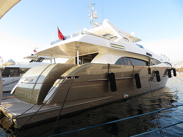 Aliyoni yacht at Pendik Marina