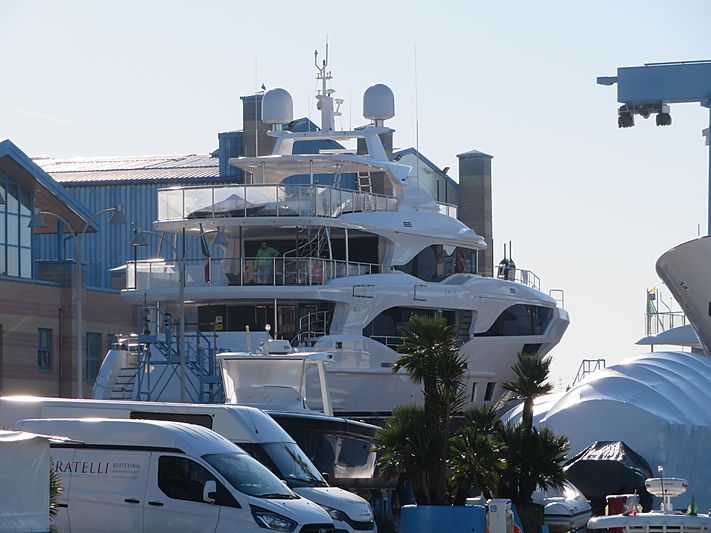 Bella Vita yacht at Viareggio