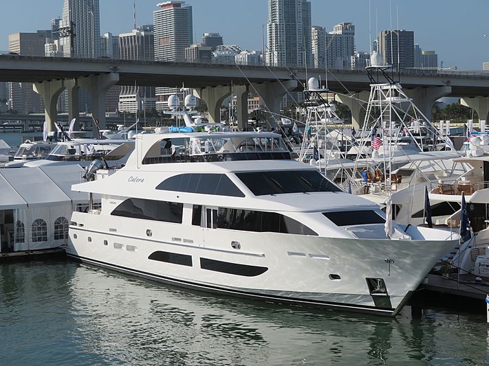 Catera yacht at Miami Yacht Show 2020
