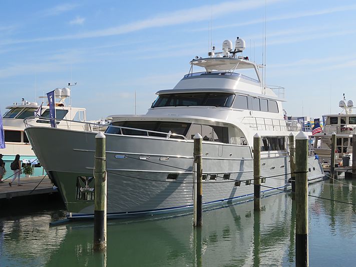 Ice yacht at Miami Yacht Show 2020