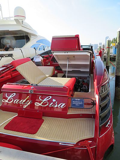 Lady Lisa yacht at Miami Yacht Show 2020