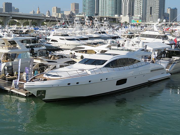 Wings Spread yacht at Miami Yacht Show 2020