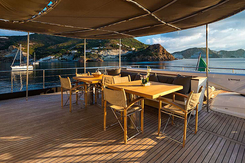 Indian yacht deck