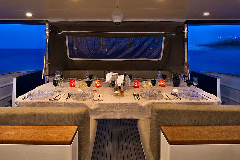Indian yacht deck