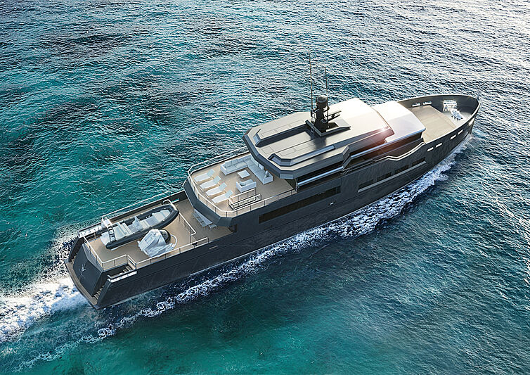 Rendu du projet de yacht Antonini UP40