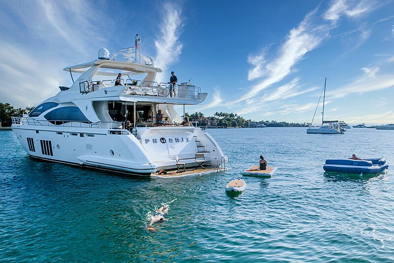 Phoenix yacht anchored