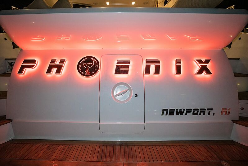 Phoenix yacht name plate