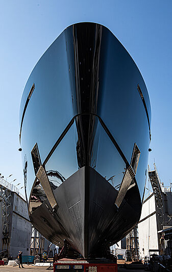 Olokun yacht launch in Genova