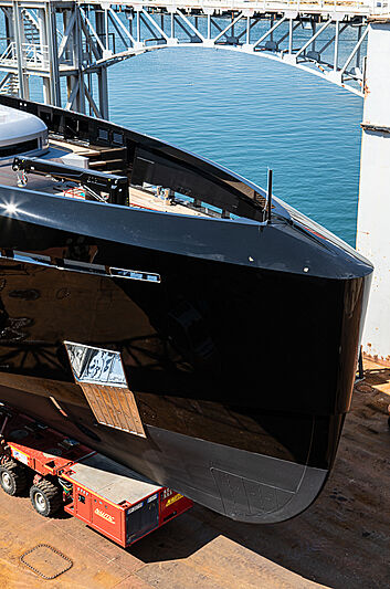 Olokun yacht launch in Genova