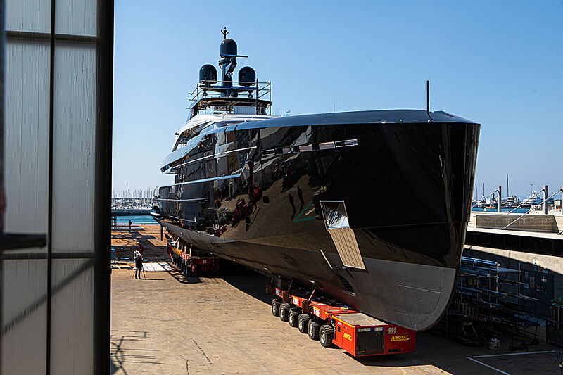 Olokun yacht launch in Genova